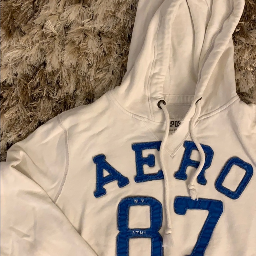 White Aeropostale Hoodie - Size M (EUC)